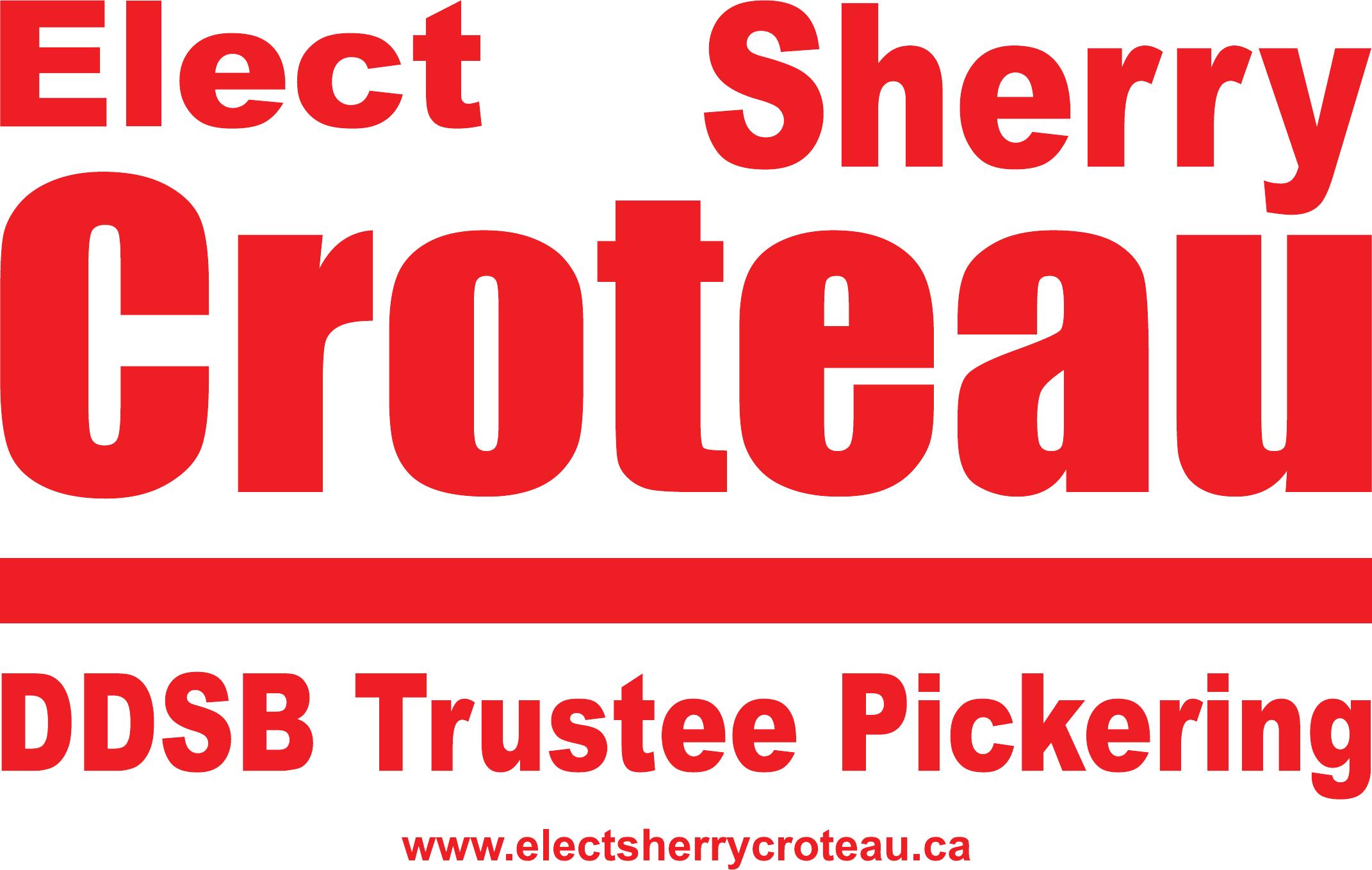 Sherry Croteau campaign logo
