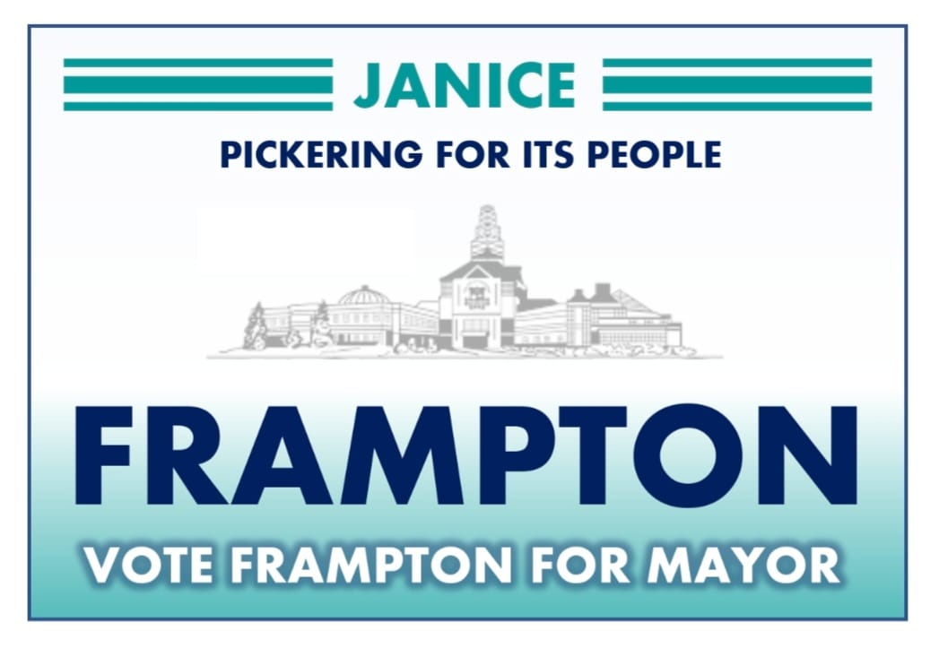 Janice Frampton campaign logo